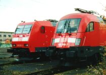 182 006 und 185 035 im Bw Lehrte